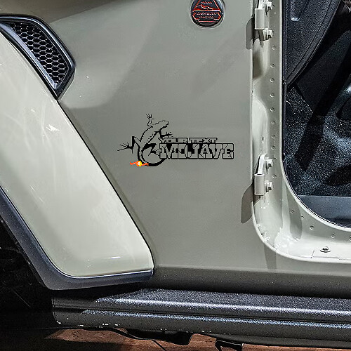 Mojave Style Side Vinyl Decal for Jeep Wrangler Rubicon