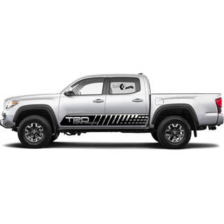 2X Toyota Tacoma 2021 (X-P) side Vinyl Decals Graphics Rally Sticker kit Off Road