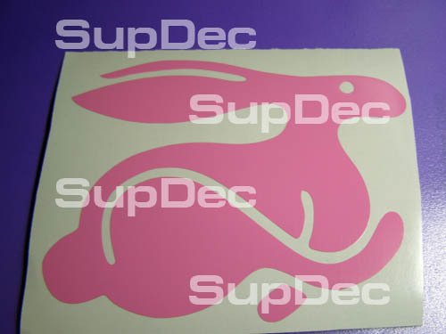 Rabbit Silhouette Vinyl Decal Sticker for Volkswagen