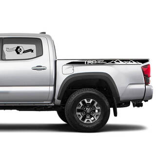 2X Tacoma Toyota TRD Off Road Truck Bed Mountains side Decals Vinyl Stickers  Mountain Range - new