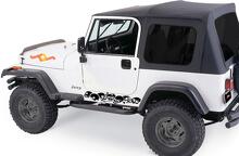 Skull Row Rocker Panel Vinyl Decal Set for Jeep Wrangler_2