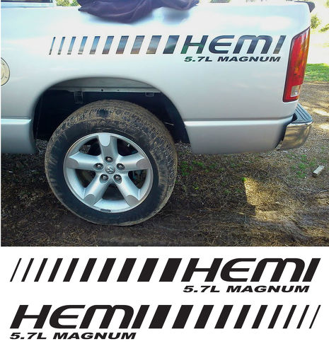 2 - Dodge HEMI 5.7 MAGNUM Ram Truck Aufkleber Aufkleber