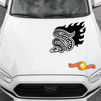 Vinyl Decals Graphic Stickers side сar Toyota boa constrictor on fire drawing new 2022