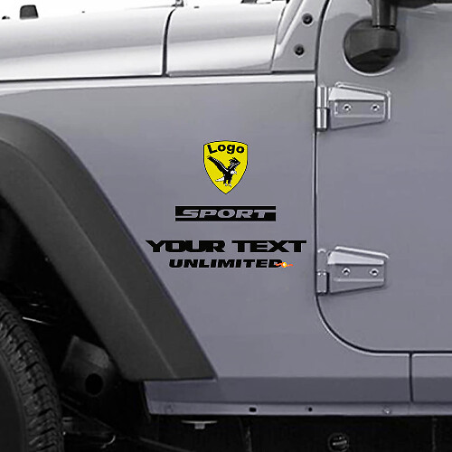Bald Eagle Vinyl Sticker Decal for Jeep Wrangler Rubicon CJ YK JK