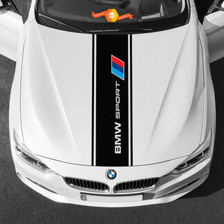 Vinyl Decals Graphic Stickers bmw hood in middle BMW sport palette