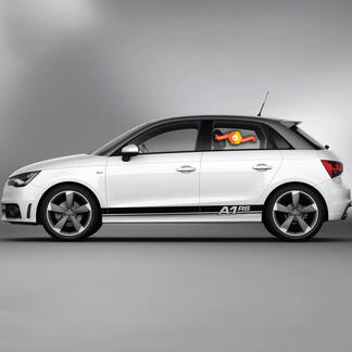 2x Vinyl Decals Graphic Stickers Audi A1 Rocker panel RS 2022