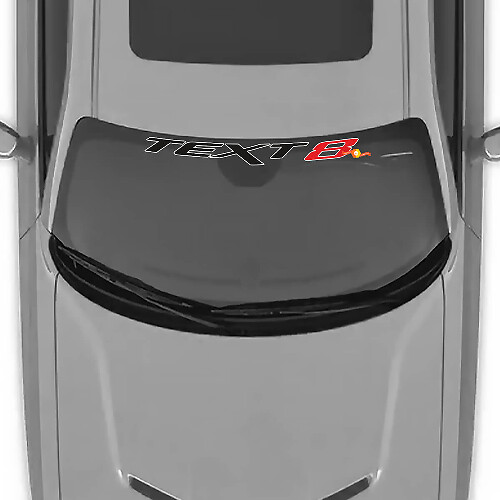 Windshield Vinyl Decal Stickers for Dodge Challenger SRT8 SRT4 STR6
