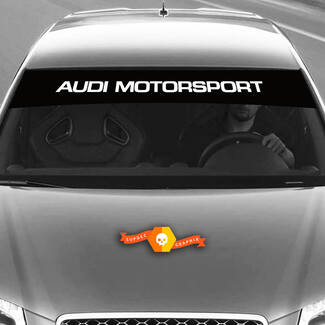 Vinyl Decals Graphic Stickers side Audi sunstrip Motorsport 2022