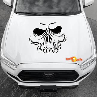 Vinyl Decals Graphic Stickers Car  hood Big Skull   2022