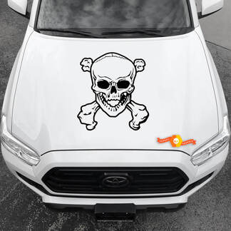 Vinyl Decals Graphic Stickers Bones Car  hood New Triple Skull Triple SkullTriple Skull 2022