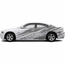 Super Bee Destroyed Style Side Vinyl Decal Sticker for Dodge Charger_2