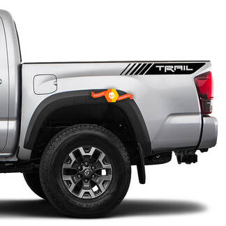 2 Tacoma Side Bed Stripes Trail Vinyl Stickers Decal for Toyota Tacoma