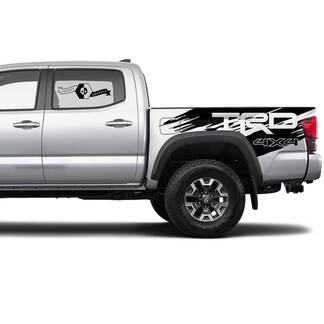 2 Tacoma Side Bed Stripes TRD 4x4 Vinyl Stickers Decal Kit for Toyota Tacoma