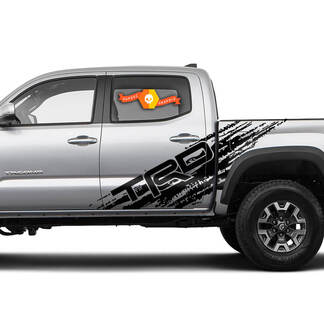 2 Tacoma Side Bed Doors TRD Splatter  Vinyl Stickers Decal Kit for Toyota Tacoma