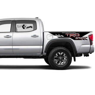 2 Tacoma 2 Colors Side Bed TRD Sport Vinyl Stickers Decal Kit for Tacoma  Toyota Racing Development