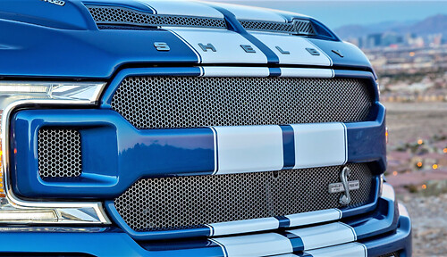 Shelby Dual Rally Racing Stripes For Ford F-150 F-250 F-350 Vinyl Decal Sticker Kit