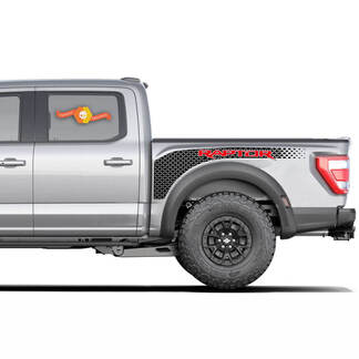 2022 F-150 RAPTOR and Other Years Tracery Side Bed Decal Sticker Vinyl Graphics