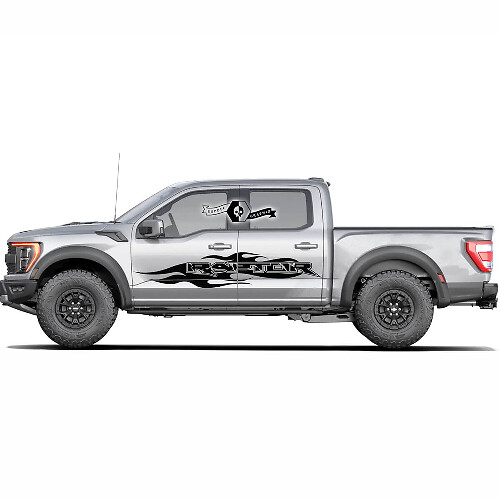 Side Door Splash Graphics Stripe Decal Stickers for Ford F-150 Raptor 2022