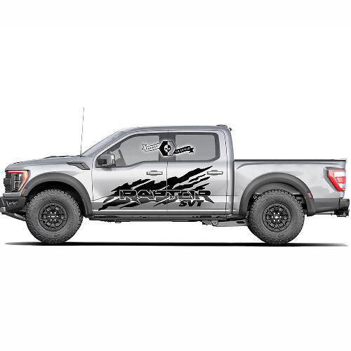 Side Door Splash Graphics Decal Stickers for Ford F-150 Raptor 2022
