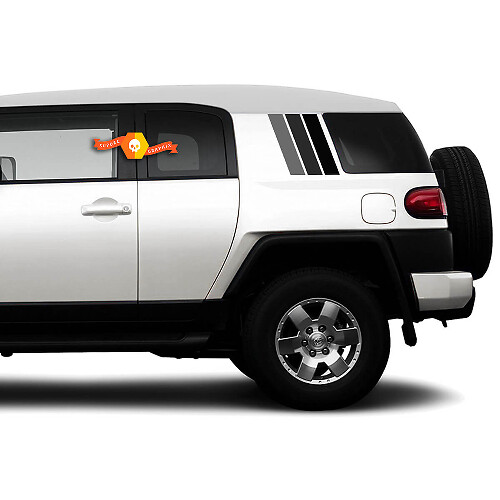 Wintage Style Stripes Side Vinyl Decal Sticker for Toyota FJ Cruiser