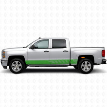 Staggered Slot Door & Rocker Panel Vinyl Stripes for Chevrolet Silverado 1500 K2XX 2014-2019_6