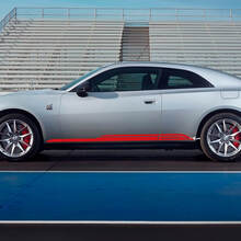 Side rocker panel decal stripes for Dodge Charger Electric 3