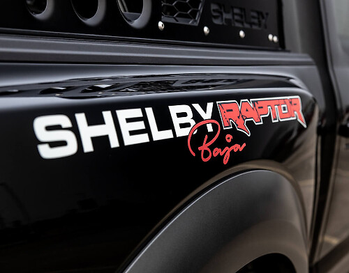 Shelby Baja Edition Side Bed Rear Fender Graphics Decal Sticker Pair for Ford F-150 Raptor