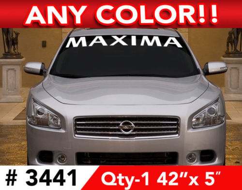 NISSAN MAXIMA WINDSHIELD DECAL STICKER 42