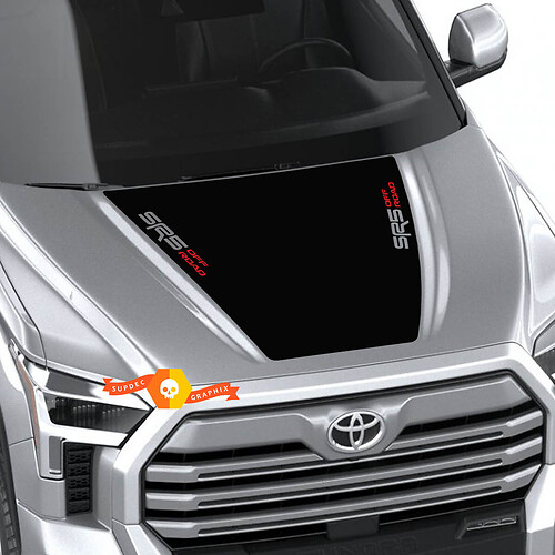 New Toyota Tundra 2022 Hood TRD SR5 Off Road Wrap Decal Sticker Graphics SupDec Design