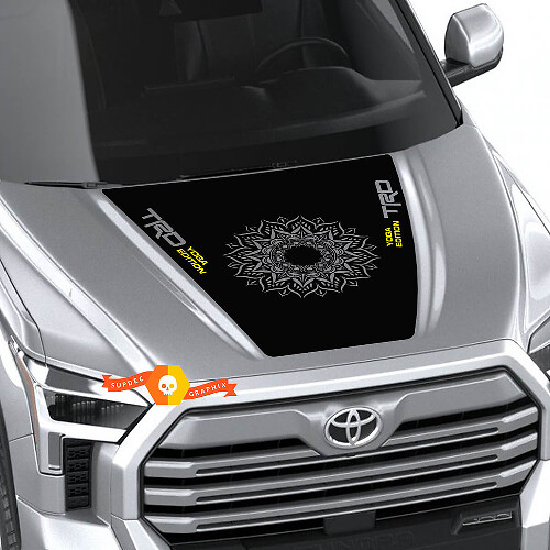 TRD Yoga Edition Hood Vinyl Decal Sticker for Toyota Tundra 2022