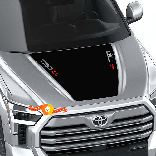 TRD-Style Blackout Hood Vinyl Decal Sticker for Toyota Tundra 2022