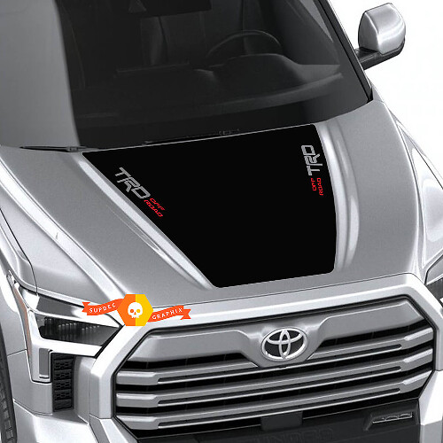 TRD-Style Hood Wrap Vinyl Decal for Toyota Tundra SR5 2022 