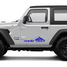 Mountains Side Door Decal Sticker Graphics Vinyl 2 Pack for Jeep Wrangler 2