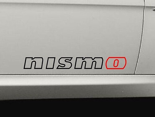 Nismo Logo Outline Style Side Door Vinyl Decal Sticker for Nissan Altima