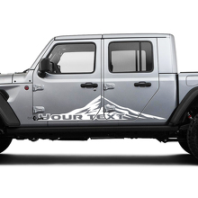 Mountains Huge Door Vinyl Graphics Decal Sticker for Jeep Gladiator 2