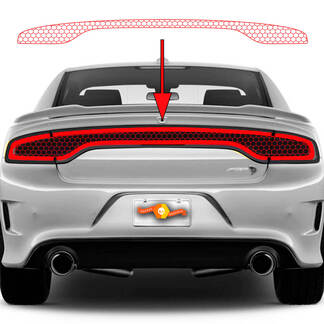 Dodge Charger SRT Hellcat Widebody Tail Light Honeycomb Vynil Decal Sticker Graphics