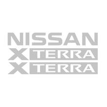 Xterra Logo Roof Rack Vinyl Decal Set for Nissan Xterra_2