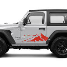 Mountains Door Side Graphics Vinyl Decal Sticker for Jeep Wrangler 3
