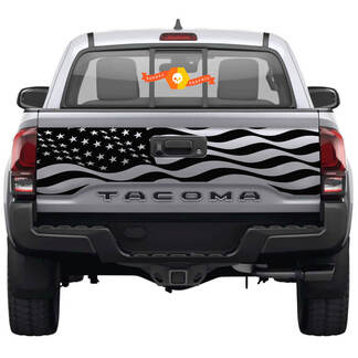 Tailgate USA Flag Rear Decal For Toyota Tacoma Third generation 2015-2022 SupDec