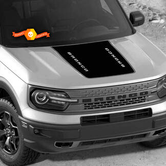 New Ford Bronco 2021 2022 Logo Bronco Hood Trim Vinyl Decal Sticker Graphic