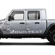 USA Flag Side Rocker Panel Vinyl Graphics Decal Sticker for Jeep Gladiator 2