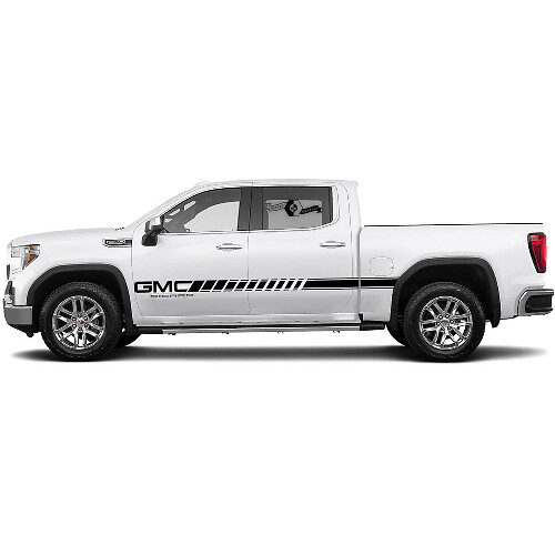 Decal Sticker Side Stripe Kit for GMC Sierra 1500 Doors Side Vinyl Stickers Decal Graphic