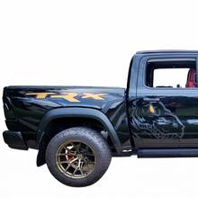 Pair Dodge Ram Rebel TRX 2022+ 2023+ 2 Colors Side 1500 TRX Splash Bed Dinosaurs T-Rex TRX Truck Vinyl Sticker Decal Graphic 4