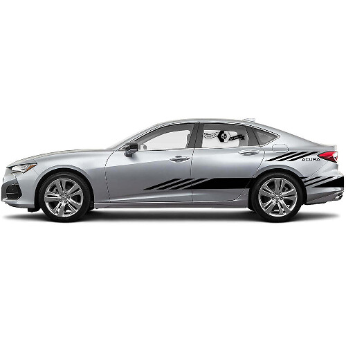 Dacorative Stripes Side Vinyl Decal Sticker for Acura TLX 2021