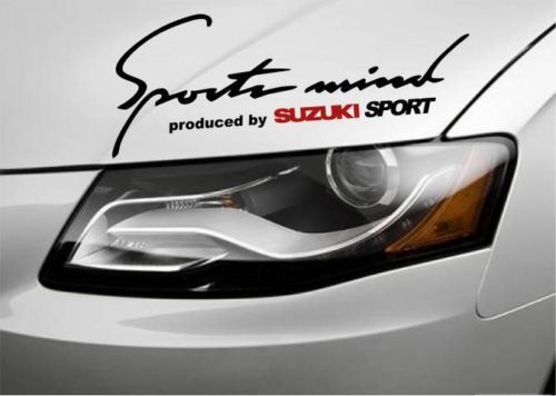Sports Mind Produced by Suzuki Sport Vinyl Decal Set for Suzuki SX4 XL7 Vitara