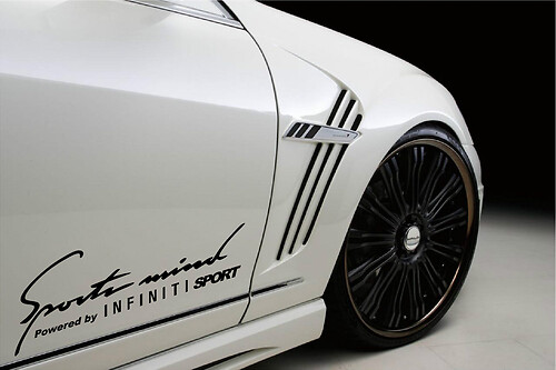 Sports Mind Powered by Infiniti Side Vinyl Decal Sticker for Infiniti QX50