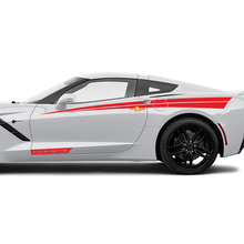Side Accent Decals Stickers for Doors Chevrolet Corvette 2