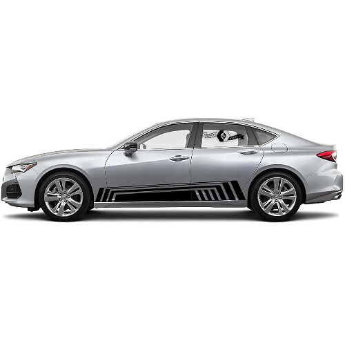 Accent Stripes Side Vinyl Decal Sticker for Acura TLX 2021