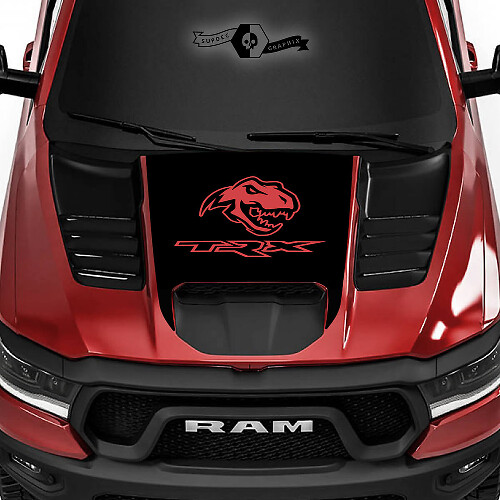 T-Rex TRX Hood Vinyl Decal Graphic for Dodge Ram 1500 TRX 