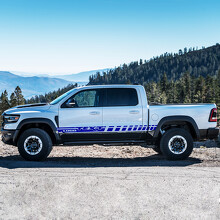 Slanted Stripe Custom Text Door Side Vinyl Decal Sticker for RAM 1500 Rebel, TRX 2019-2026_2